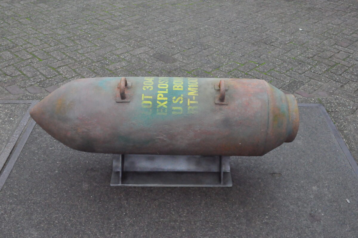 Replica 1000 pound bomb